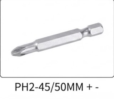 SCREW DRIVER BIT PH2-45/50MM + - (MEDIUM) YDS/ROLIC