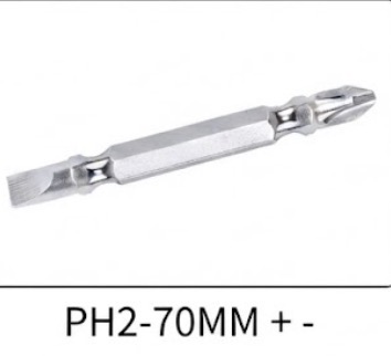 SCREW DRIVER BIT PH2-70MM + - YDS 