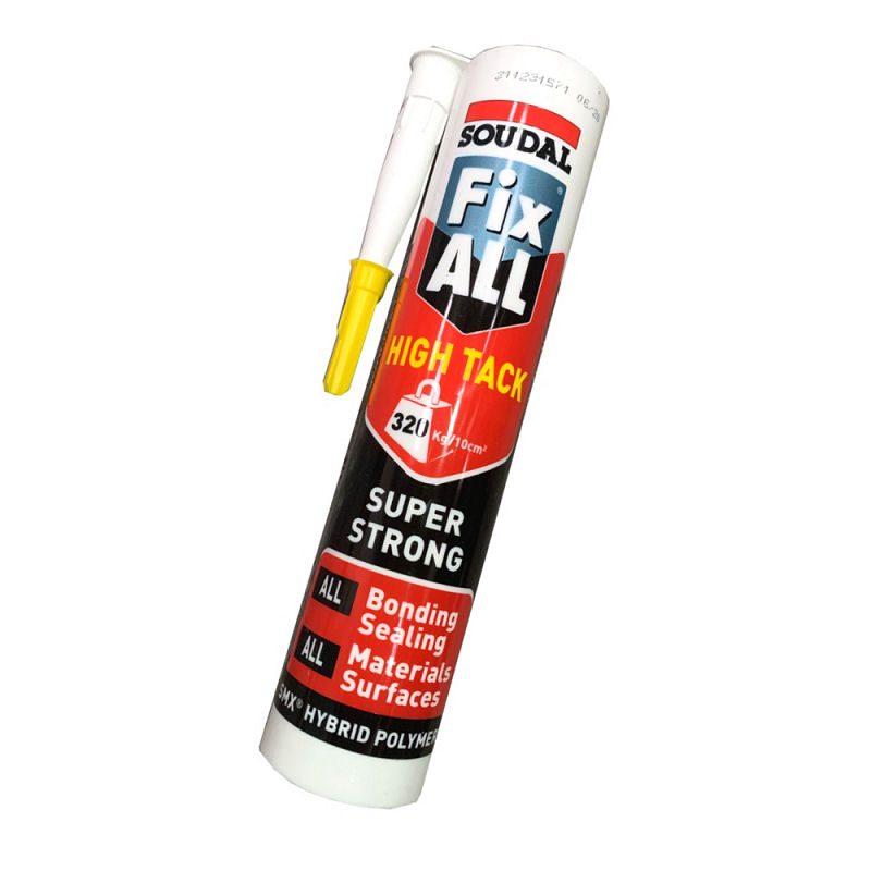  SOUDAL FIX ALL HIGH TACK WHITE 290ML - EU 