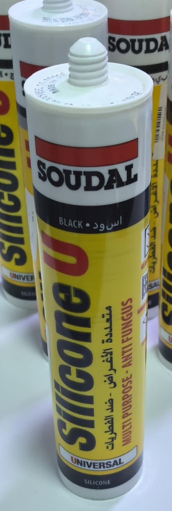  SOUDAL SILICONE BLACK - U.A.E 