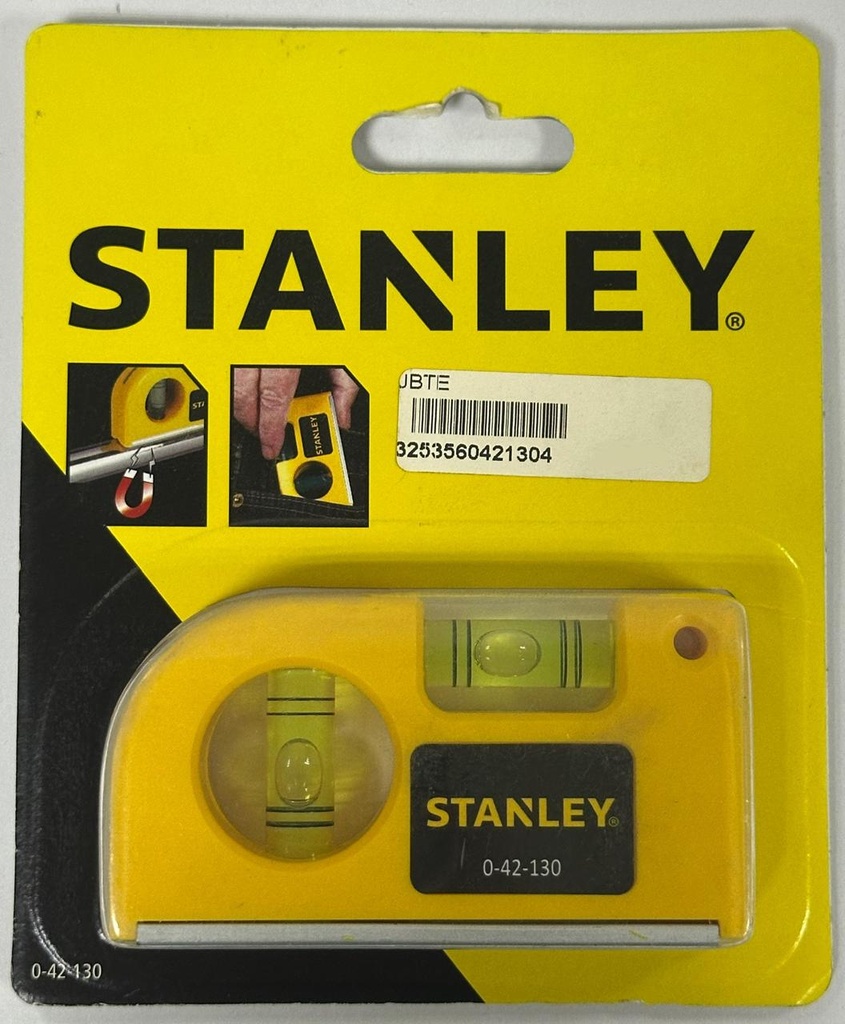  STANLEY POCKET LEVEL MAGNETIC - 0-42-130 