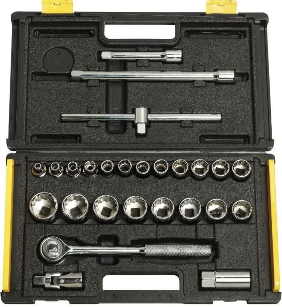  STANLEY SOCKET SET 29PCS 1/2" (8MM TO 32MM) - 2-85-584 