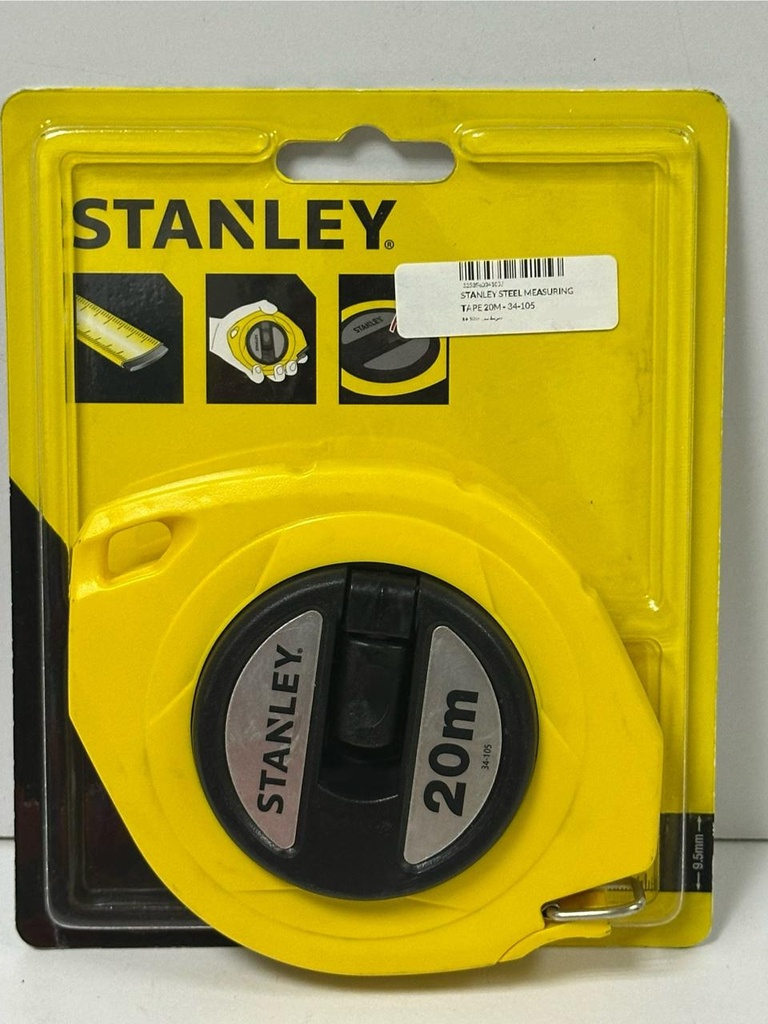  STANLEY STEEL MEASURING TAPE 20M - 34-105 