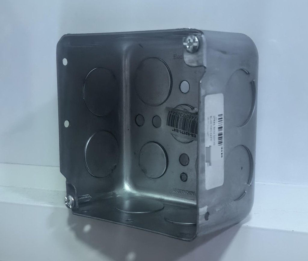  STEEL BOX 10X10 DEEP 3/4" - ELECTRO CITY 