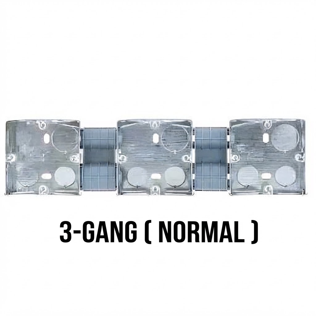 STEEL BOX 3X3 3-GANG PLASTIC CONNECTOR (NORMAL) 