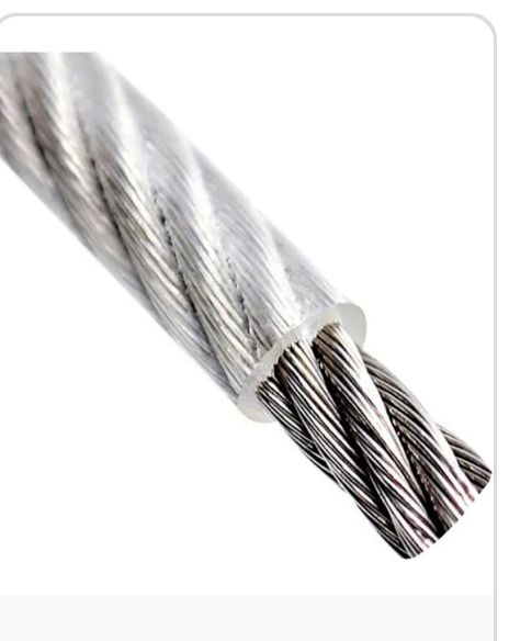  STEEL WIRE 4MM (4-6MM) - PLASTIC COATED 