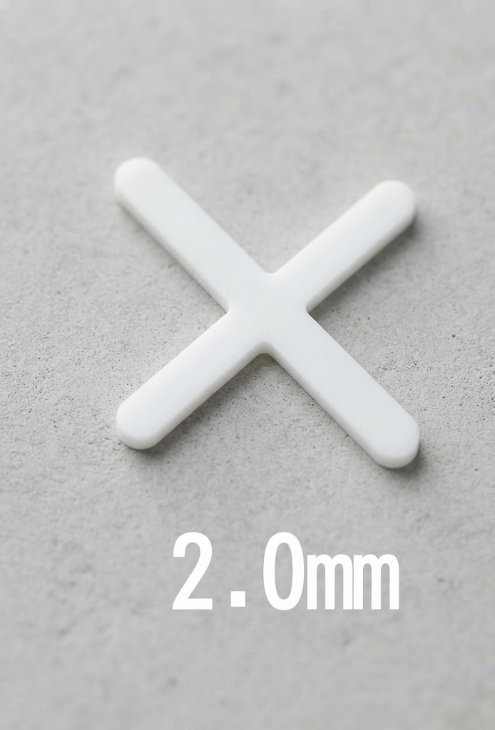 TILE SPACERS 2MM -  GULF ELITE/ALEMANTEK/FALCON/SILVER