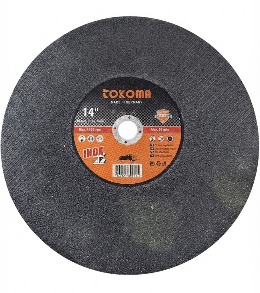  TOKOMA CUTTING DISC 14" 355X3.0X25.4MM-GERMANY 