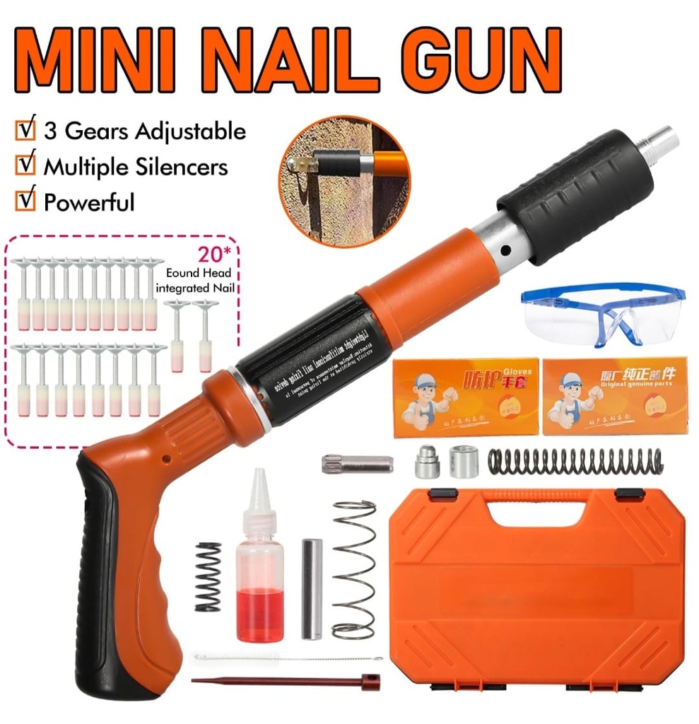 TOOLS/MINI CEILING ARTIFACT BULLET GUN RED/BLACK - CHINA