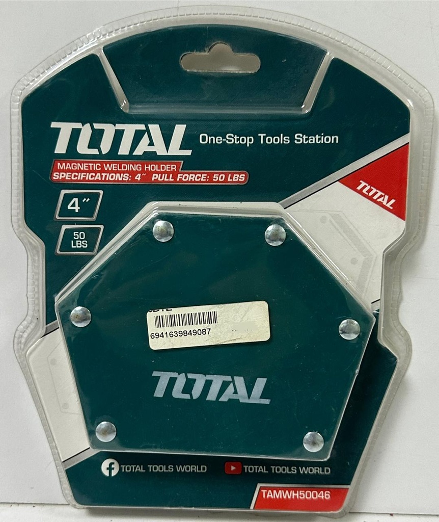  TOTAL MAGNETIC WELDING HOLDER 4" 50LBS - TAMWH50046 