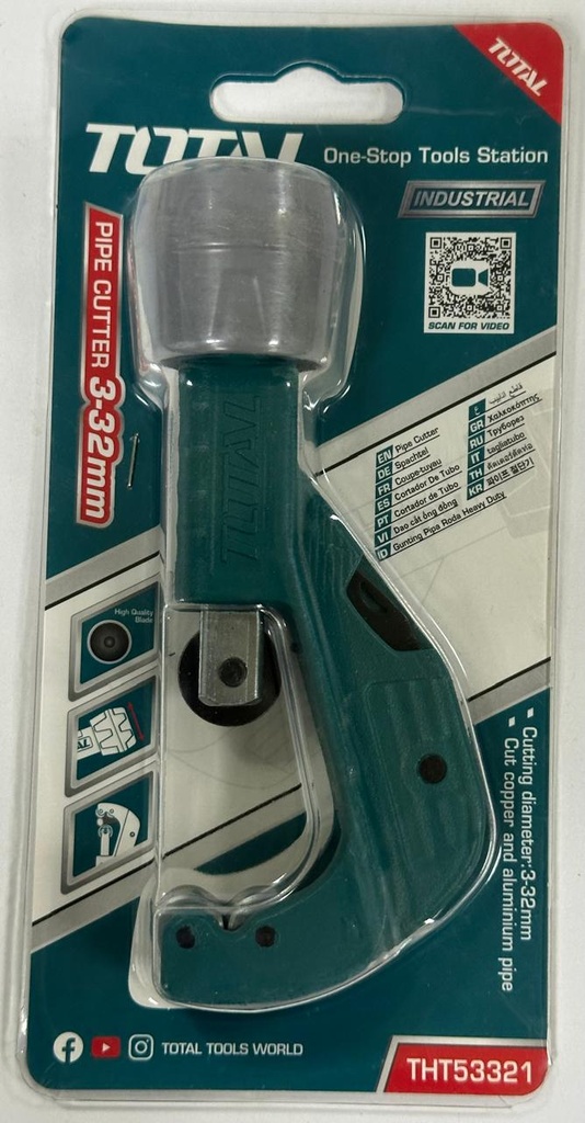  TOTAL PIPE CUTTER GREEN 3-32MM - THT53321 