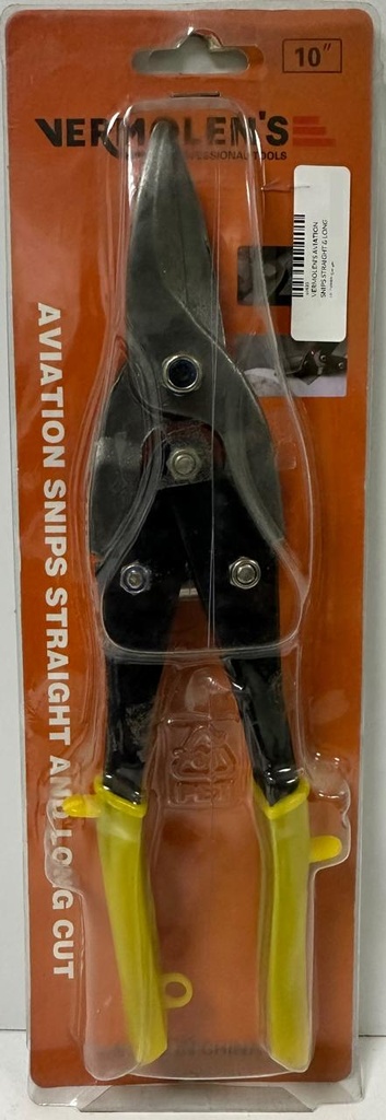  VERMOLEN'S AVIATION SNIPS STRAIGHT & LONG CUT 10" 250MM 