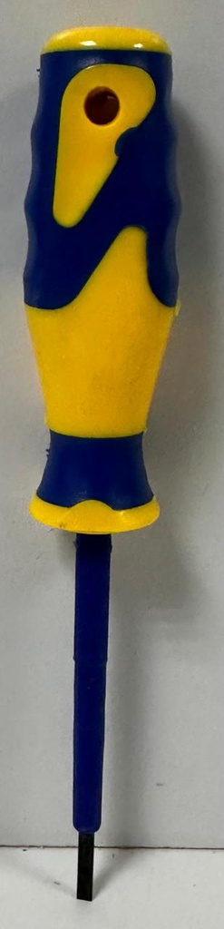 VERMOLEN'S INSULATED SCREW DRIVER BLUE/YELLOW (-) (+)3MMX75MM