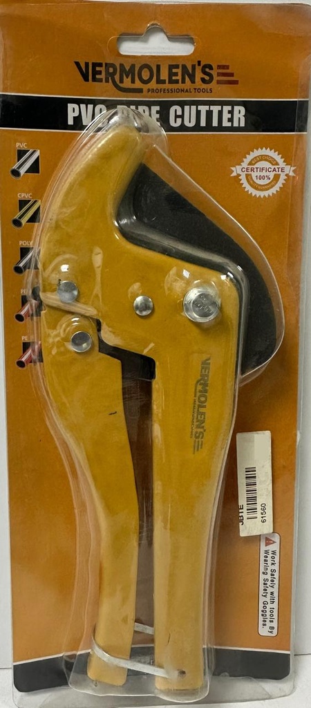  VERMOLEN'S PVC PIPE CUTTER YELLOW 42MM 1-5/8" - 