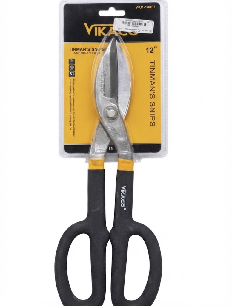  VIKACO TINMAN'S SNIPS 12" BLACK HANDLE - 
