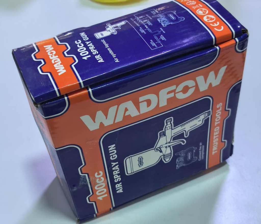  WADFOW AIR SPRAY GUN SILVER 100CC - WGA1501 