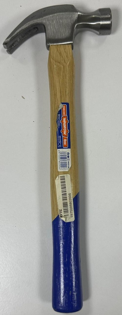  WADFOW CLAW HAMMER STEEL HEAD WOOD HANDLE 80Z 