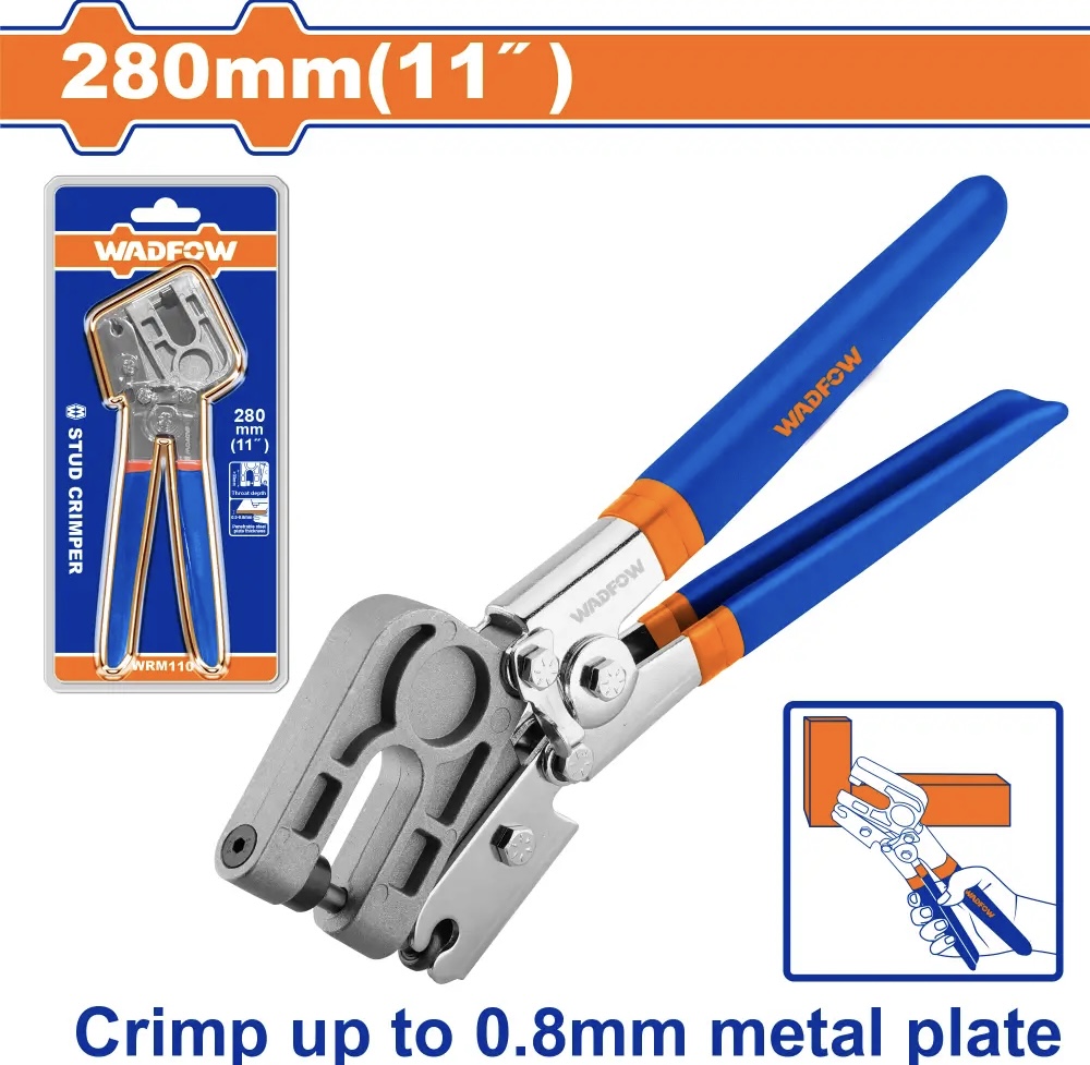  WADFOW STUD CRIMPER TOOL 11"/280MM" - CHINA 