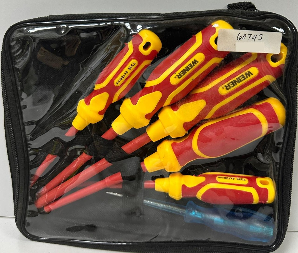  WEINER 5PCS SCREW DRIVER SET WITH TESTER -CHINA 