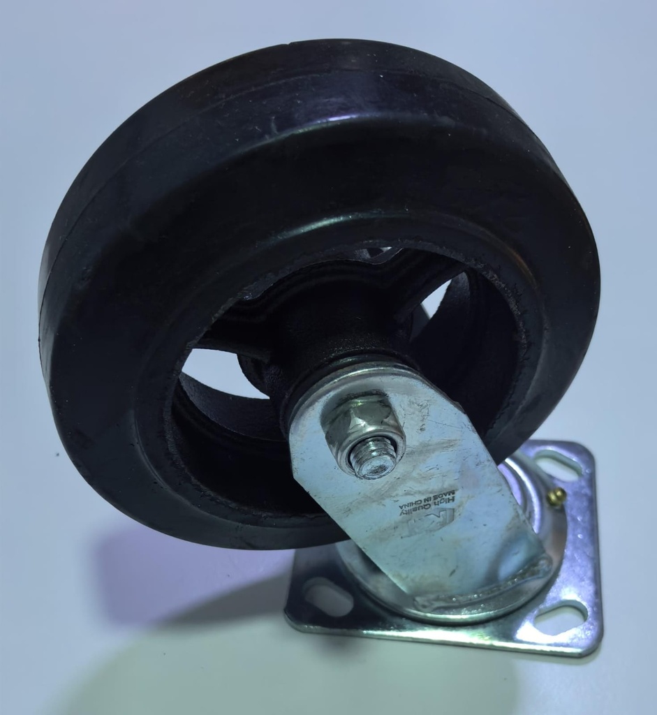  WHEEL BALADIYAH BLACK BEARING TYPE 6" 6X2 - KIT 