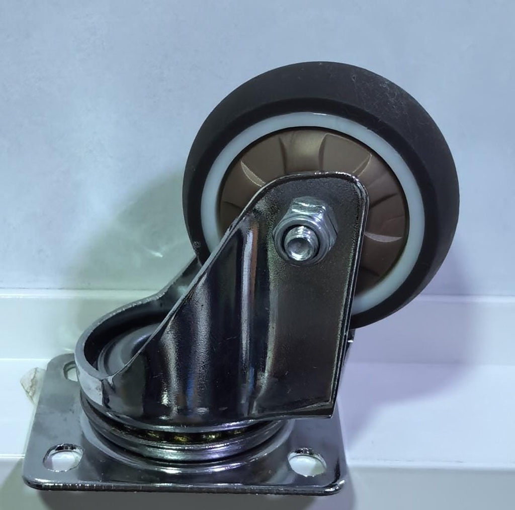  WHEEL BROWN TPR BEARING TYPE 2" 50X17 - ZHONGDAI 