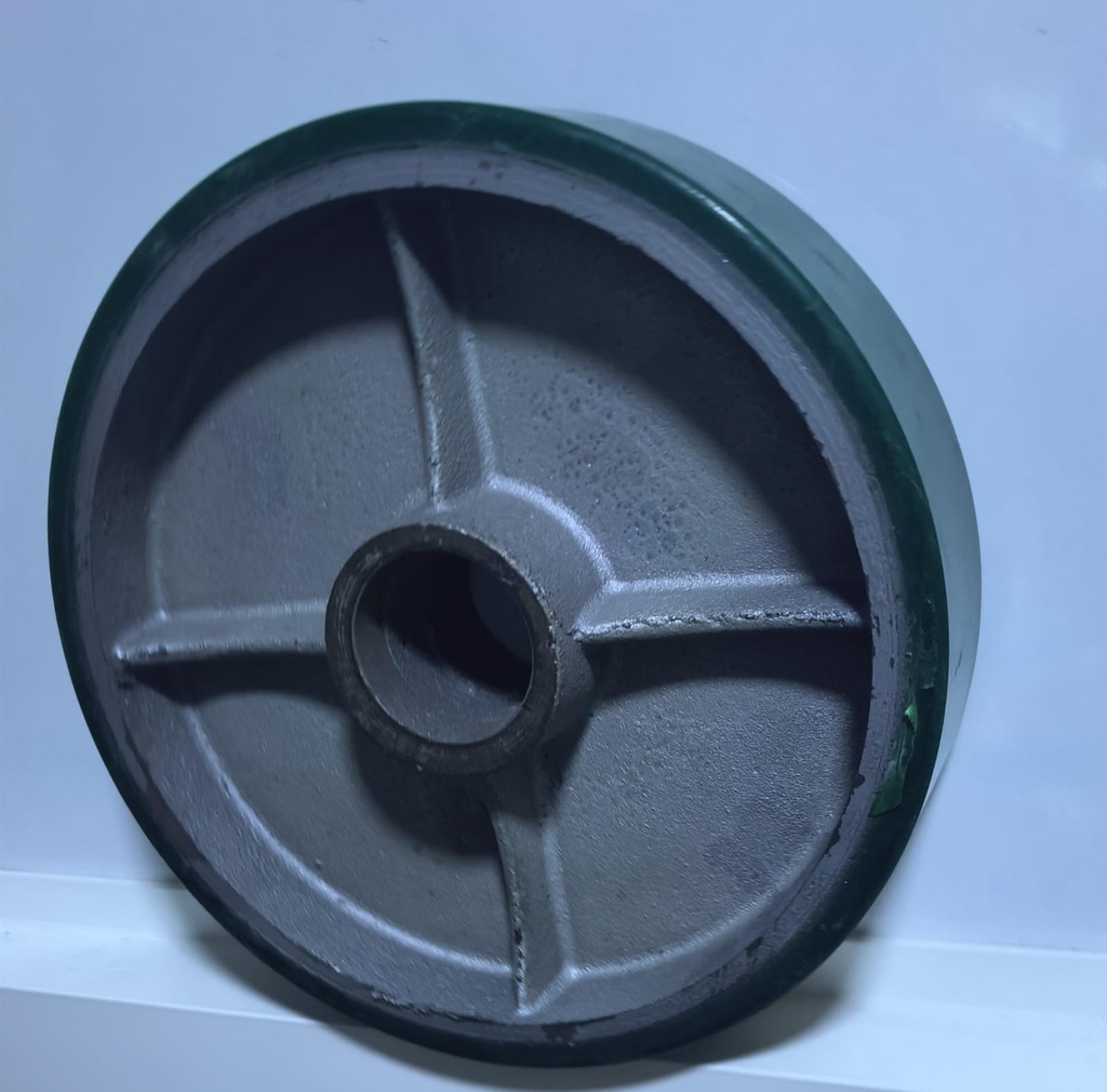  WHEEL GREEN WITHOUT BASE 8X2 200MM - KIT 