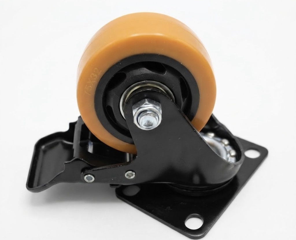  WHEEL ORANGE RUBBER BREAK 3" 75X32 
