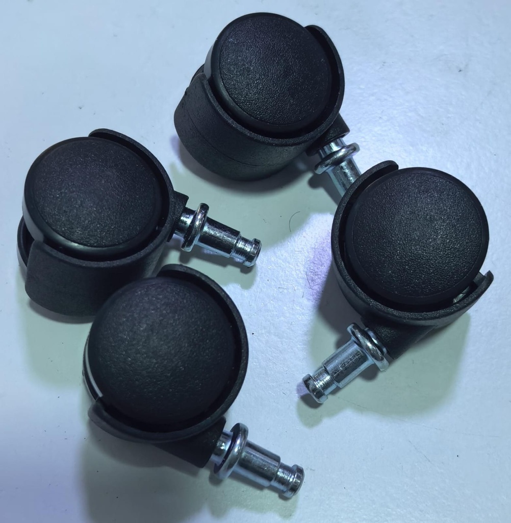  WHEEL PLASTIC CHAIR BOLT TYPE 25MM 4PCS SET 