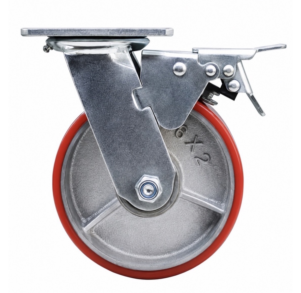  WHEEL RED BREAK TYPE 6X2 160MM 6" - KIT/STRONG 