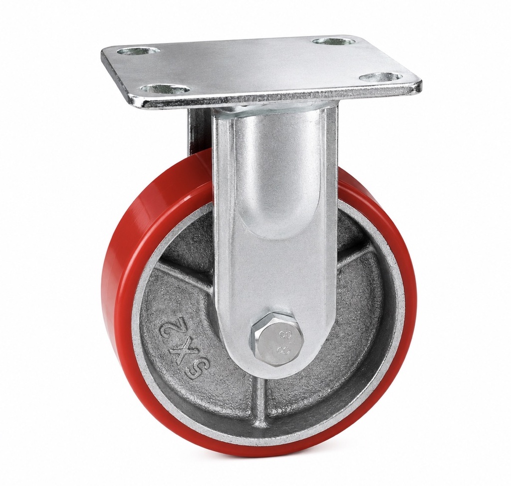 WHEEL RED FIX TYPE 5X2 125MM 5" - KIT 