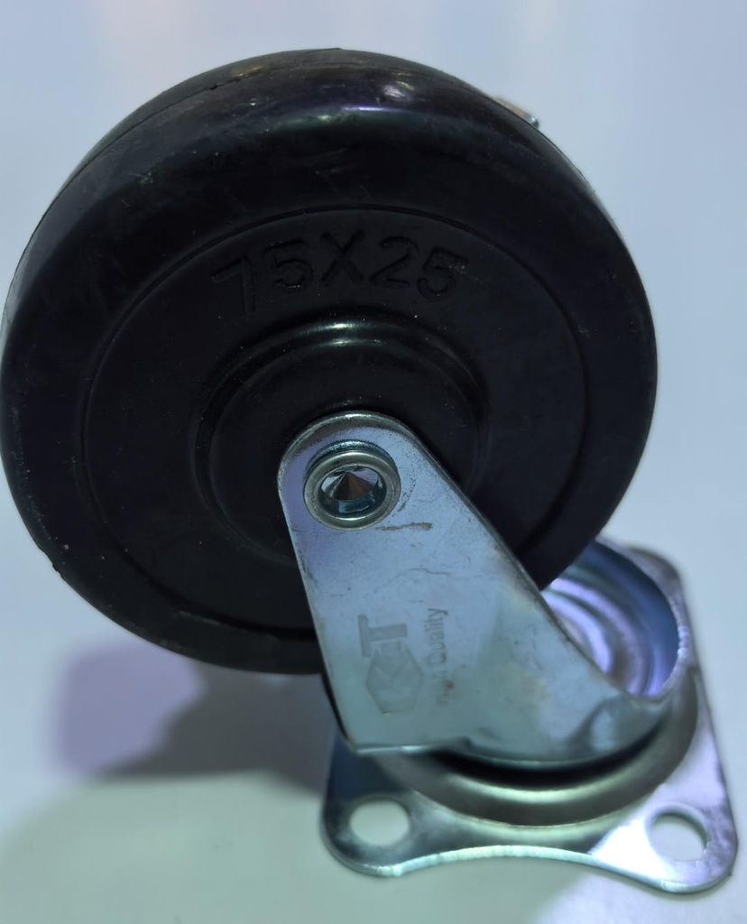  WHEEL RUBBER BREAK TYPE 3" 75MM - KIT 