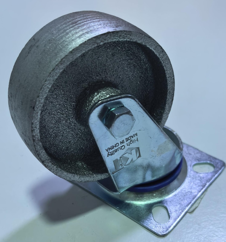  WHEEL STEEL BEARING TYPE 3" 75MM SILVER - KIT/STRONG 