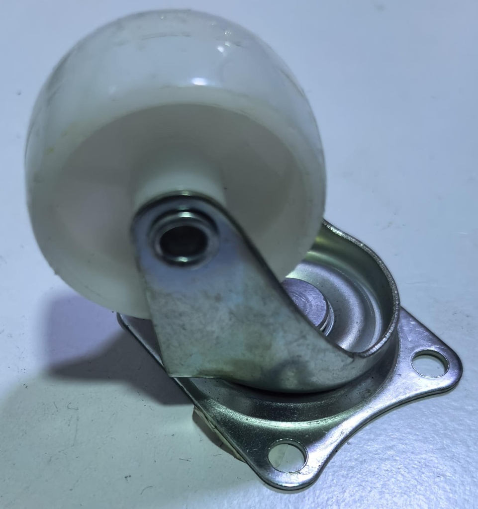  WHEEL WHITE PLASTIC 1.5" BEARING TYPE (NO-192) - 20003227 