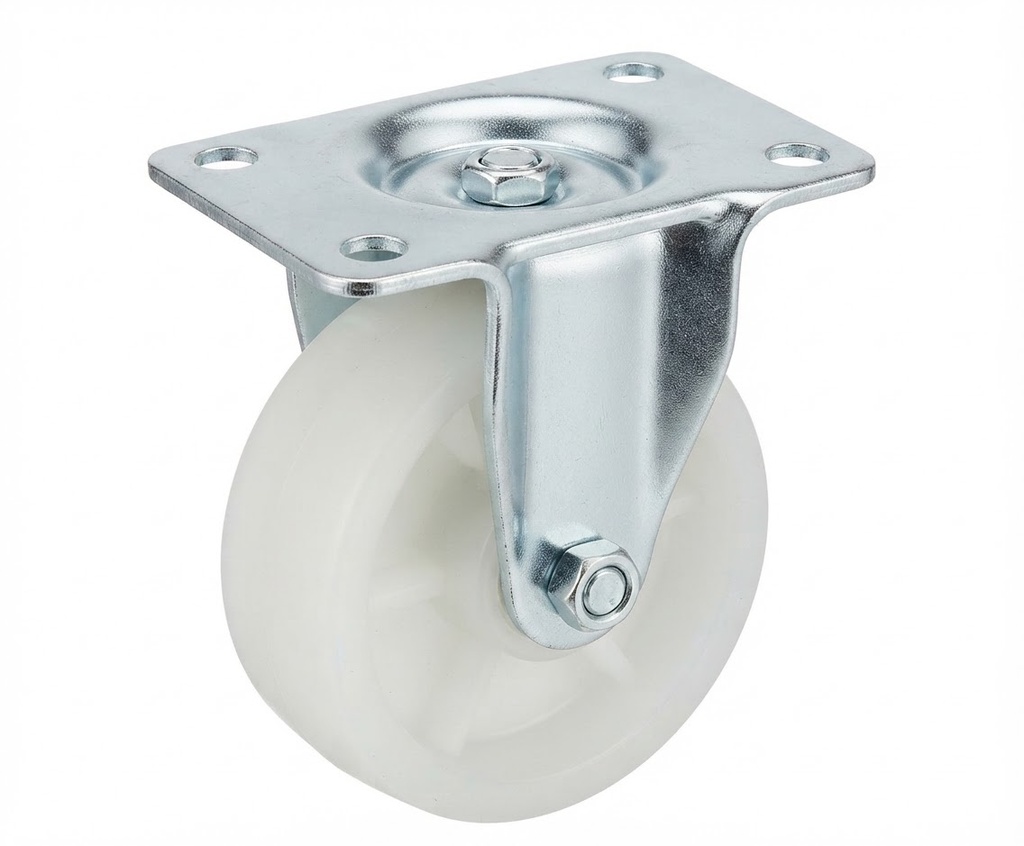  WHEEL WHITE PLASTIC 2" FIX TYPE -NO.194 