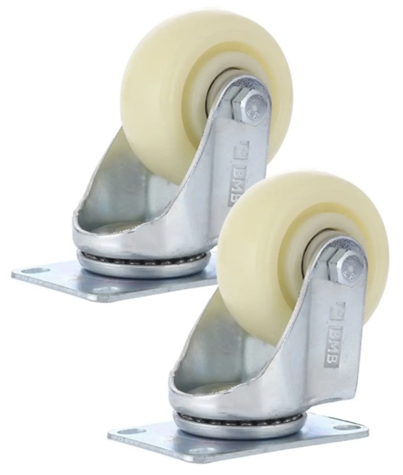  WHEEL WHITE RUBBER 3" BEARING TYPE - SPEED/BMB 