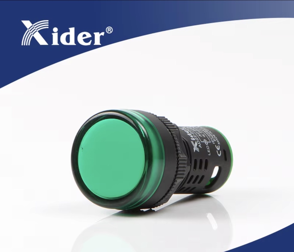 XIDER INDICATOR LIGHT GREEN - AD22-22DS