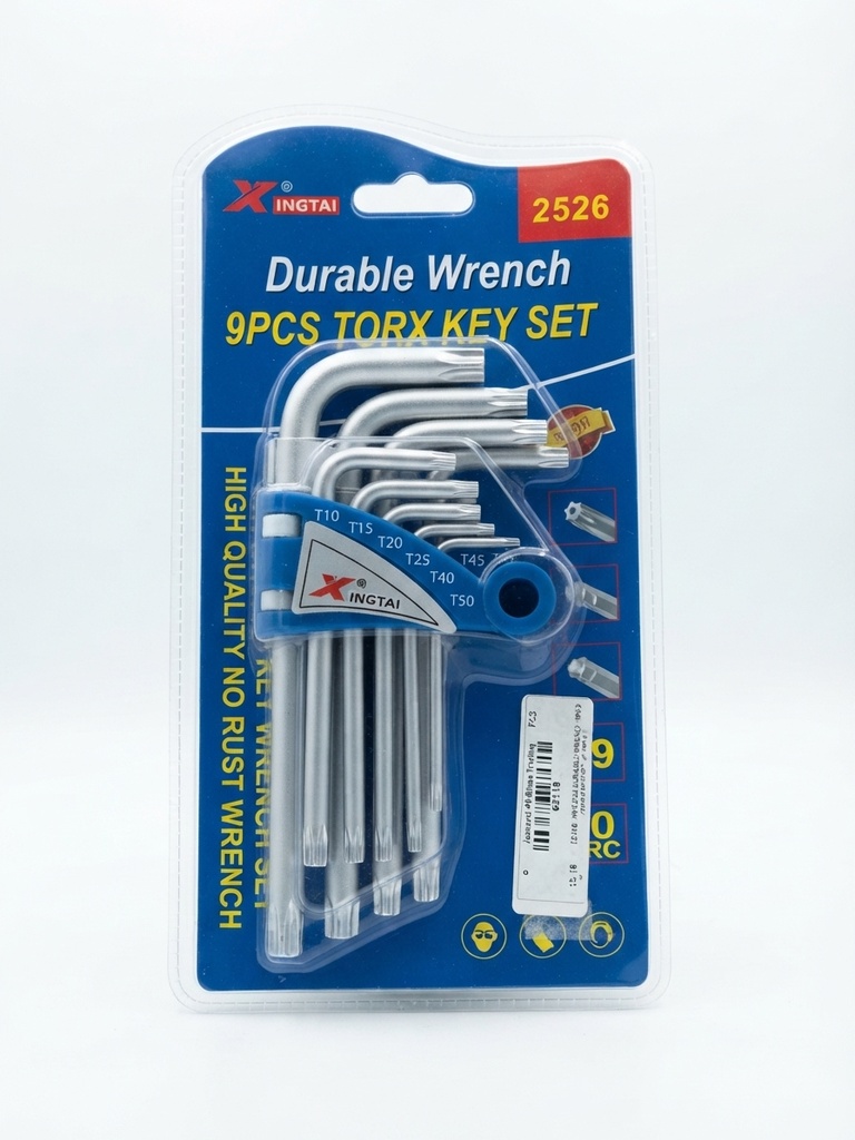  XINGTAI DURABLE WRENCH 9PCS TORX KEY SET -CHINA 