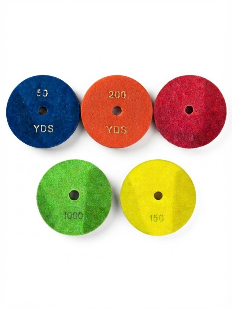  YDS FLEXIBLE POLISHING PAD 4.5" MARBLE & GRANITE - ALL GRIT 