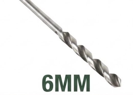  YDS FULL POLISH TWIST DRILL BIT 6MM 