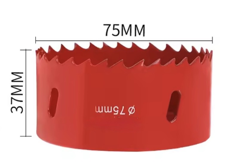 YDS HSS BI METAL HOLE SAW 75MM 2X15/16 - YDS-3808 