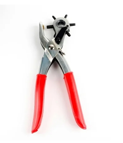  YONG JIN TOOLS LEATHER PUNCH 9" RED HANDLE 
