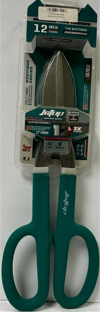 JCTOP AVAITION SNIP STRAIGHT 12"/100MM -CHINA