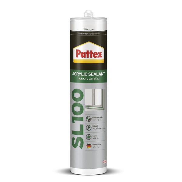 PATTEX SL100 ACRYLIC SEALANT WHITE - ROMANIA
