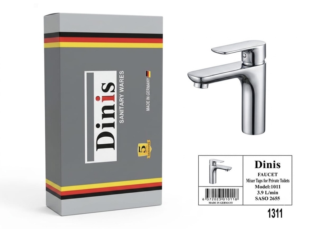 DINIS SINGLE-LEVER BASIN MIXER H/DUTY -GERMANY/1011