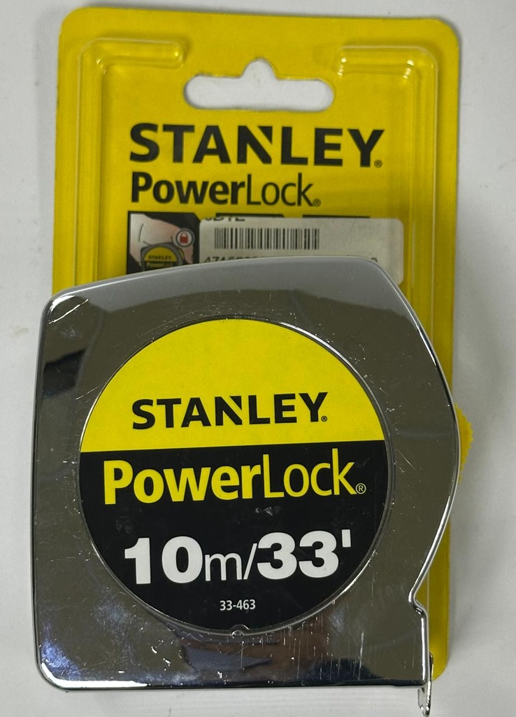 STANLEY MEASURING TAPE POWER LOCK 10M/33 - 33463-8