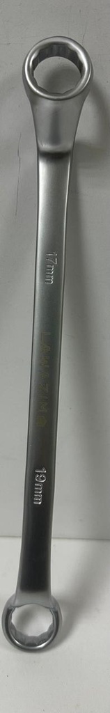 LAWAZIM DOUBLE RING SPANNER 19X17MM - CHINA