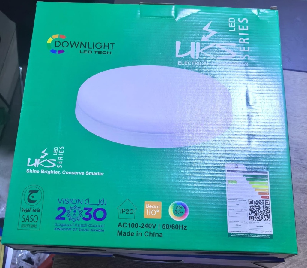 UKS LED DOWN LIGHT OUTSIDE 48W AC100~240V 6500K DAYLIGHT -CHINA-DC-48W
