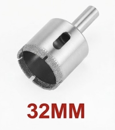 YDS DIAMOND GLASS HOLE SAW 32MM -CHINA