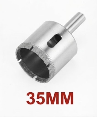 YDS DIAMOND GLASS HOLE SAW 35MM -CHINA