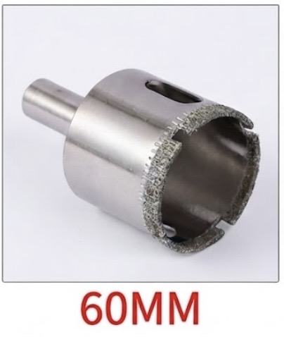 YDS DIAMOND GLASS HOLE SAW 60MM -CHINA